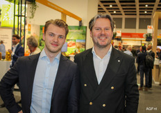 Maximilian Kaas van KH Bio-Partner en Robbert Blomsteel van EDN