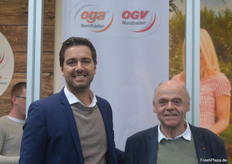 Falk Schlusnus en Kurt Halder van OGA-OGV. Het bedrijf uit Bruchsal kondigde de overname van de handel en productie van VOG Ingelheim aan net op tijd voor de start van de handelsbeurs.
