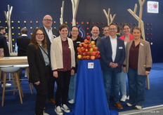 De medewerkers van Obst vom Bodensee Vertriebsgesellschaft. Februari is de beursmaand bij uitstek voor OvB, met Fruit Logistica, Biofach en Fruchtwelt Bodensee.