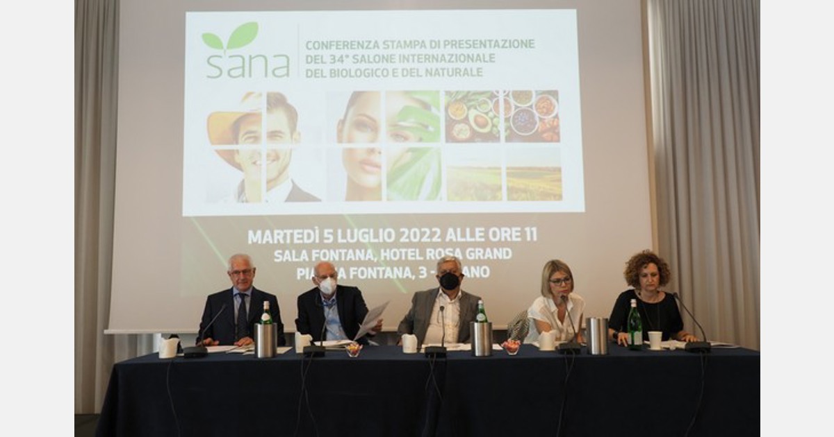 Presentasi Sana 2022, pameran organik di Italia