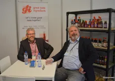 Rens Koene (links) vertelde dat de vraag naar biologisch goed groeit bij Great Taste Ingredients. 