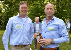 Karst Kooistra van Tradin Organic Agriculture met Wilfred Jonkman van Reudink.