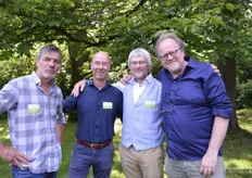 Bram Weijland (Bejo Zaden), Marco Molier (BioCore), Peter van de Steeg (Organic Flavour Company) en Ronald van Marlen (NaNa Bio). 