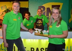 Laurens Kraaijenbrink, Ish Gill, Andrea Lex en Anouk Boerenboom van Future Food Group.