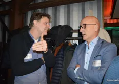 Dirk Terwel (O&A) met Ruben Bringsken (Jamael Food Group).