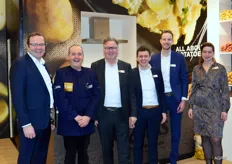 Peter Hoogendoorn, Kees van Den Burg, Kees van Veldhoven, Marco van Helden, Arjen Eerbeek en Jolinda van Genderen van Quik's Potato Products.