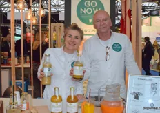 Patricia van Baal en Hans Versteegh van Now Organic International  hebben met Go Now een nieuwe smaak Liquid Sensation