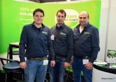 Bart Kellenaers, Emiel Kusters en Johan Tielen van Keizers Organic Plants.