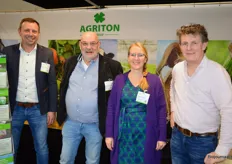 Berto van Deelen, Harry Veenstra, Simone Vos en Andre Schieven van Agriton Group.