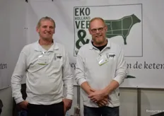 Coöperatie Eko Holland Vee&Vlees met in de stand bestuursleden Frank Linschoten en Rimmer Boersma.