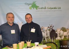 Johan Bevreese en Jan van Tilburg van de Organic Goatmilk Coöperatie UA