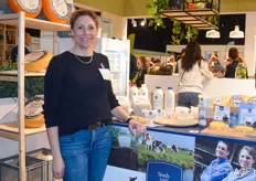 Irene Prinsen-Bruins van ERF 1, het éérste en oudste erf van Kampereiland, vandaar de naam: Erf 1. Zij liet bezoekers allerlei producten proeven die zij maken op de boerderij, zoals kaas, melk, yoghurt..