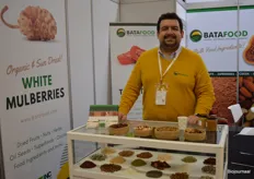 Burak Bardakci van Bata Food. Dit bedrijf handelt in gedroogd fruit en noten uit Turkije en heeft een vestiging in Rotterdam. "We hebben nu ook een kantoor in New Jersey."