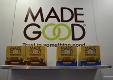 De nieuwste MadeGood-producten: twee zacht gebakken haverrepen, genaamd MadeGood Mornings. "We krijgen erg positieve reacties na het proeven", aldus Tim.