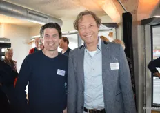 Maarten Vosselman (De Bolster) en Herco Schoemaker van IDorganics. 