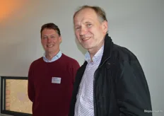 Karst Kooistra van Tradin Organic en Landgoed Bleijendijk met Gerard Versteegh (voormalig CEO van Tradin Organic). 