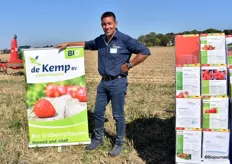 John Gielen van Plantenkwekerij de Kemp heeft onder andere bio-aardbeienplanten voor op wachtbedden en biologische asperge planten. 