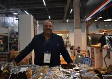Ook Michael Faese van bakkerij Odenwald is aanwezig om het assortiment te tonen voor de Scandinavische markt.