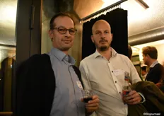 Arno van der Heijden (TLR) en Richard van der Linden van Coenecoop Wine Traders. 