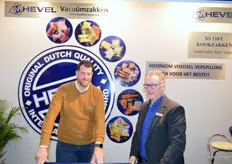 Martijn Hollanders en Henk Harkink van Hevel Vacuumzakken.