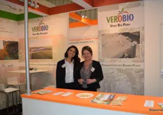Sina Akdemir en Veronique Stoddart van Verbruggen Juice Trading Sustainable Products/Verobio.  