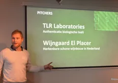 De eerste Pitchers: TLR Laboratories en Wijngaard El Placer.