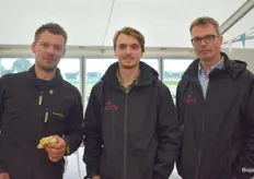 Frank van den Berg (de Landouw), Anton Bom en Jochem Noordermeer (beiden Delphy)