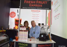 Uko Vegter van Fresh Fruit Express is alweer voor de derde keer present op de Anuga. Hij presenteert ditmaal een aantal innovatieve groente-smoothies, die al in het schap van diverse retailketens te vinden zijn.