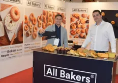 Jacob Jan Koelewijn en Jaap Everts van All Bakers. Willen ook een aandeel voor hun producten vergaren op de Scandinavische markt.
