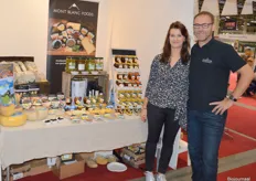 Hilda Giglio en Leo den Hamer van Mont Blanc Foods. Hebben op de beurs gestaan voor het ontdekken van de Scandinavische markt, en ook meteen als succesvol ervaren.