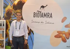 Krimo Azzouza van BioTamra. Importeren biologische dadels en verwerken deze tot verschillende eindproducten.