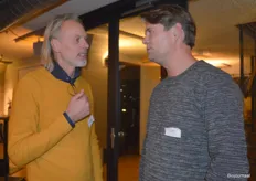 Ernie van Dalen (Dutch Harvest) met Jan Bas Reijners. 