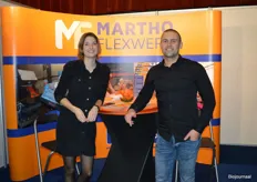 Margo Schussler en Franklin Bode bij Martho Flexwerk. 