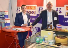 Roel Reijnen van Holland Foodz samen met partner Soren Holm Lucassen van Thise. Thise is een bedrijf uit Denemarken focussed zich hoofdzakelijk op kaas in Nederlandse markt.