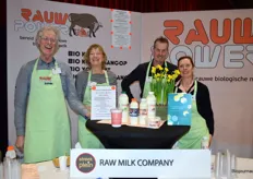 Wil Mulder, Marijke Mulder, Tonny Mulder en Andre Mulder van Raw Milk Company. 1 groot familiebedrijf.