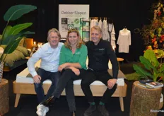 Het team van Dekker Slapen met Theo Drupsteen, Wilma Legemaate en Jan Dekker. Zij introduceerden het Nederlandse merk Pure. Dit zijn biologisch ecologische bedden en worden in Nederland gefabriceerd.