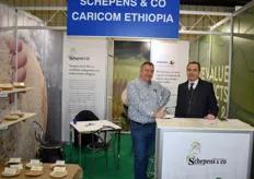 Bart Bessens van Schepens & Co en Roberto Subatini van Caricom. Schepens is een internationale broker in rijst en Carricom produceert rijst. 