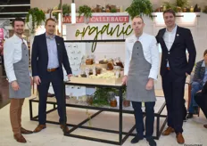 Joel Perriard, Roland Walta, Leon Krohn en Leonard Crux van Barry Callebaut. Leverancier van cacao en chocolade producten, hebben fabrieken in Nederland en België. 